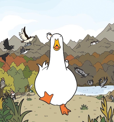 「ぢべたぐらし あひるの生活」カット (C)Yuka Matsuda／Libre Publishing 2012