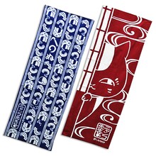 「夏目友人帳 ニャンコ先生 かまわぬ手ぬぐいセット」(C)緑川ゆき・白泉社／「夏目友人帳」製作委員会