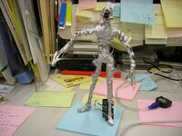 担当編集による、お手製の亜人フィギュア。