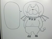 来場者を出迎えるウェルカムボード。実際にはフキダシの中にセリフも描かれているので、その内容はぜひ会場に足を運んで確認してほしい。