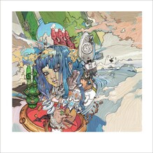 寺田克也の版画「アリス」(C)2013 寺田克也