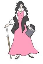 「ガラスの仮面ですが、OL」より、月影千草。 (C)美内すずえ／白泉社 2013 (C)2013「ガラスの仮面ですが」製作委員会