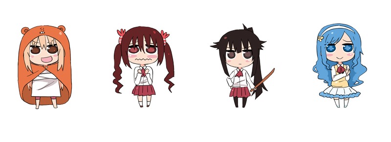 「干物妹！うまるちゃん」デフォルメキャラ