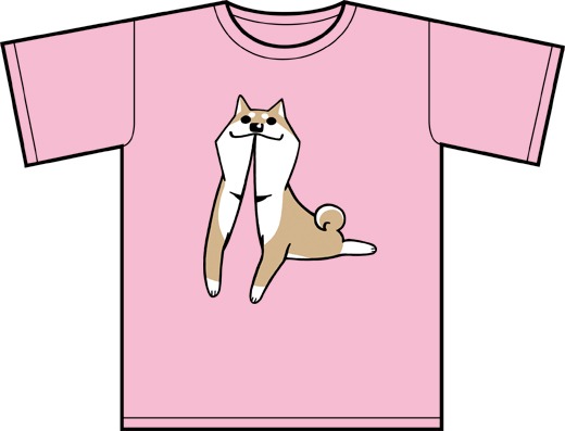 「いとしのムーコ」Tシャツより、「ぴー」のライトピンク。