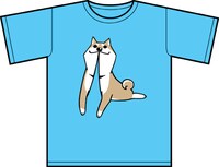 「いとしのムーコ」Tシャツより、「ぴー」のライトブルー。