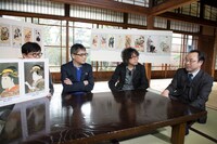 「美術のゲノム 甦る幻の写楽！～江戸歌舞伎とヒット仕掛け人の秘密～」収録の様子。