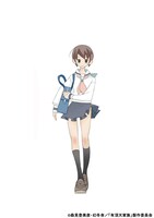 矢三郎が女子高生に化けた姿(c) 森見登美彦・幻冬舎／「有頂天家族」製作委員会