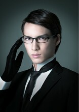 輝馬演じるウィリアム・T・スピアーズ。 (C)2013 枢やな／ミュージカル黒執事プロジェクト