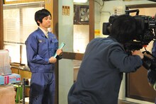 ビブオ出演シーンの撮影風景。