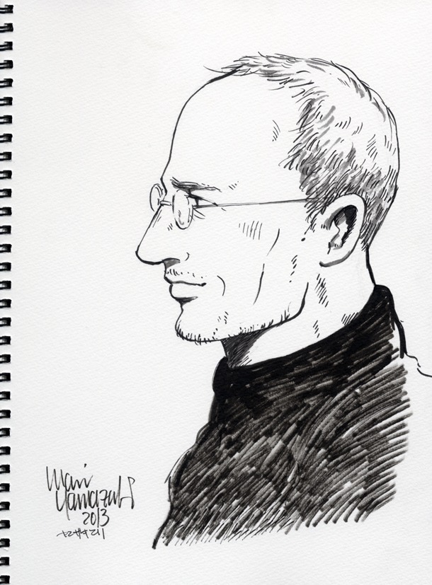 「スティーブ・ジョブズ」カット (C)ヤマザキマリ／Kiss／講談社