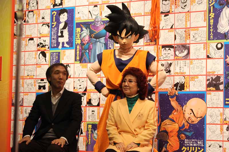 細田監督、野沢雅子、孫悟空。