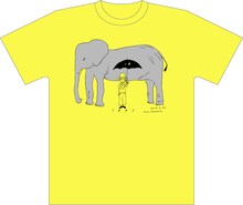 松本大洋の描き下ろしTシャツ。