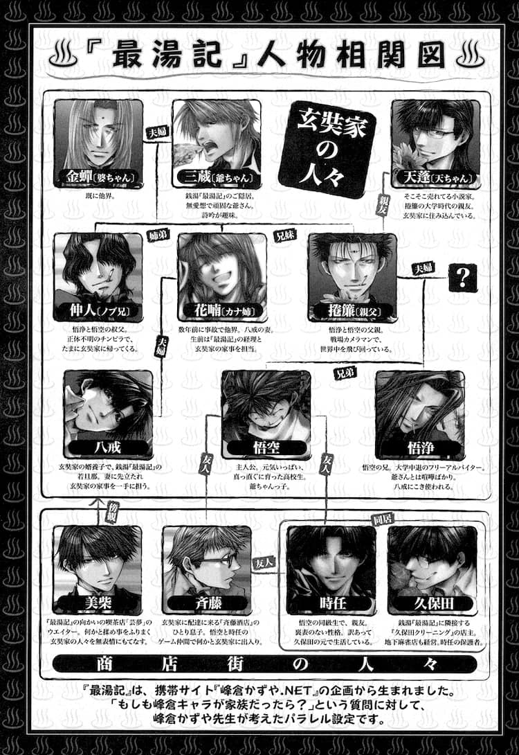 峰倉かずやキャラが銭湯営む家族に パロディ作 最湯記 コミックナタリー