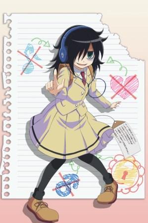 アニメ「私がモテないのはどう考えてもお前らが悪い！」キービジュアル (C)谷川ニコ/スクウェアエニックス・「ワタモテ」製作委員会
