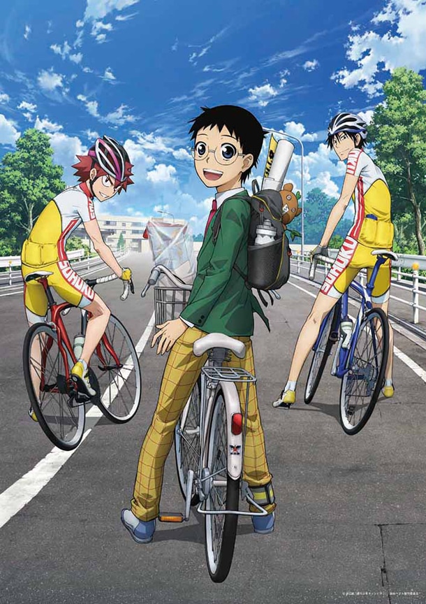 アニメ「弱虫ペダル」のティザービジュアル。(C)渡辺航（週刊少年チャンピオン）／弱虫ペダル製作委員会