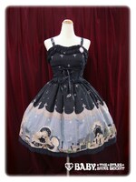 「Marionette in my closet room柄 ジャンパースカートII」