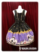 「Marionette in my closet room柄 ジャンパースカートI」