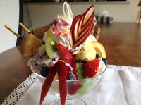 「山もりパフェ」完成図