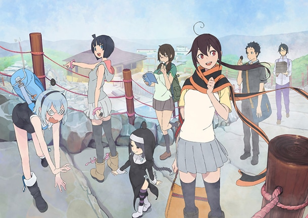 オリジナルアニメの新シリーズ「ツキニナク」のビジュアル。