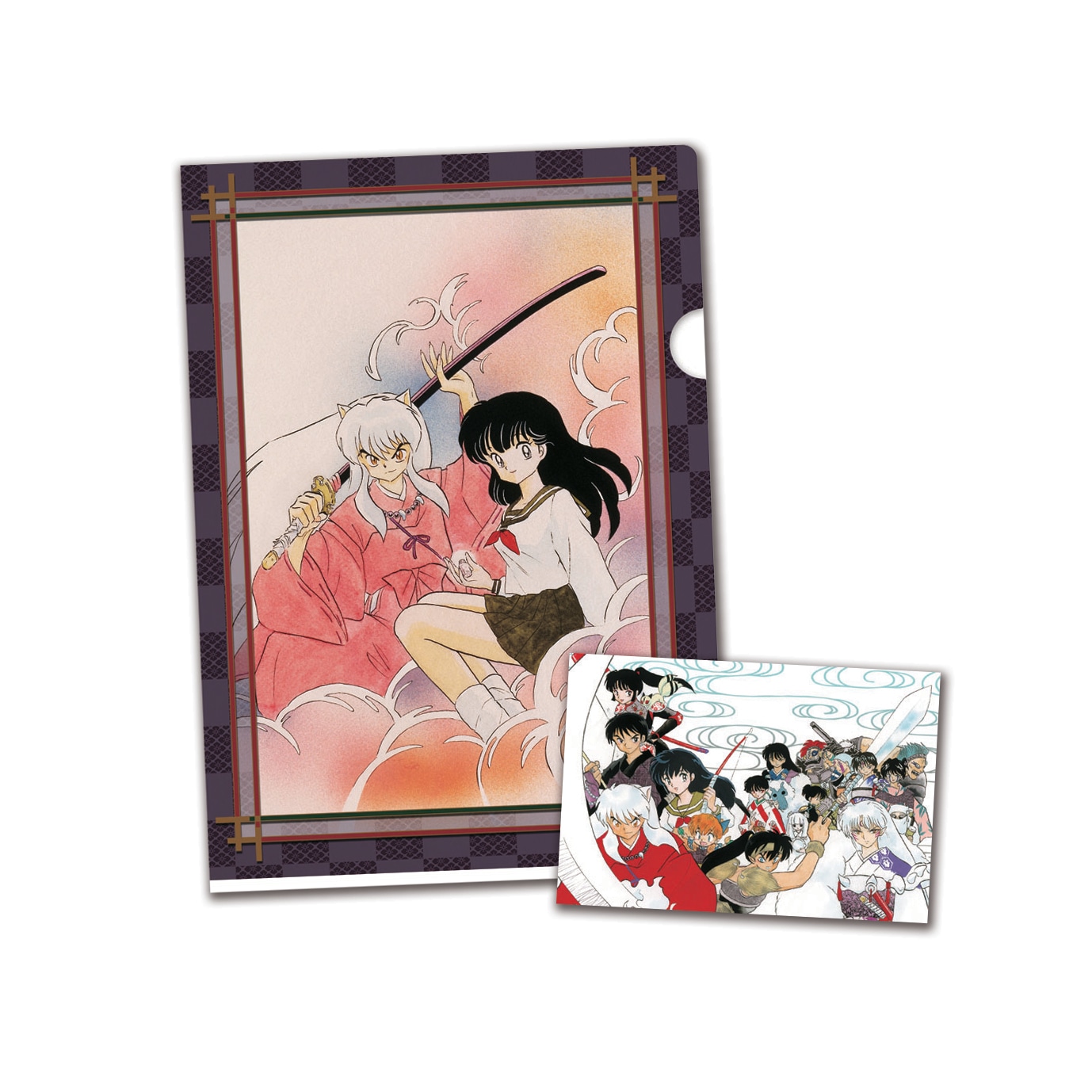 F賞「アニバーサリークリアファイルコレクション」の「犬夜叉」。(C)高橋留美子／小学館
