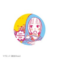 「午前3時のお泊まり手ぬぐい マグネットセット」のマグネット図版