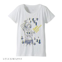 午前3時のお泊まりTシャツ うえした柄 レディース・ホワイト（3990円）