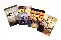 5等のクリアファイルの一部。2枚組が全4種類用意されている。(C)中村光/講談社