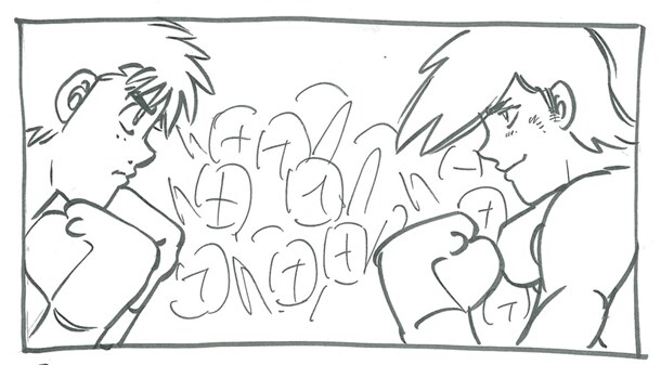 森川ジョージが描いた、合作イラストのイメージ。