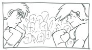 森川ジョージが描いた、合作イラストのイメージ。
