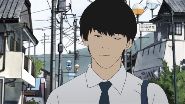 TVアニメ「惡の華」より、主人公の春日高男。(c)押見修造・講談社／「惡の華」製作委員会