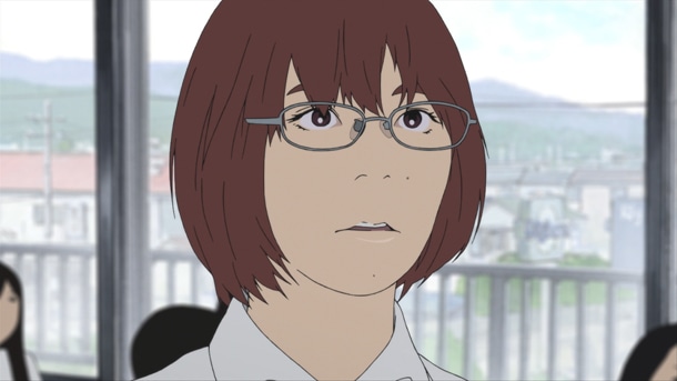 TVアニメ「惡の華」より、仲村佐和。(C)押見修造・講談社／「惡の華」製作委員会