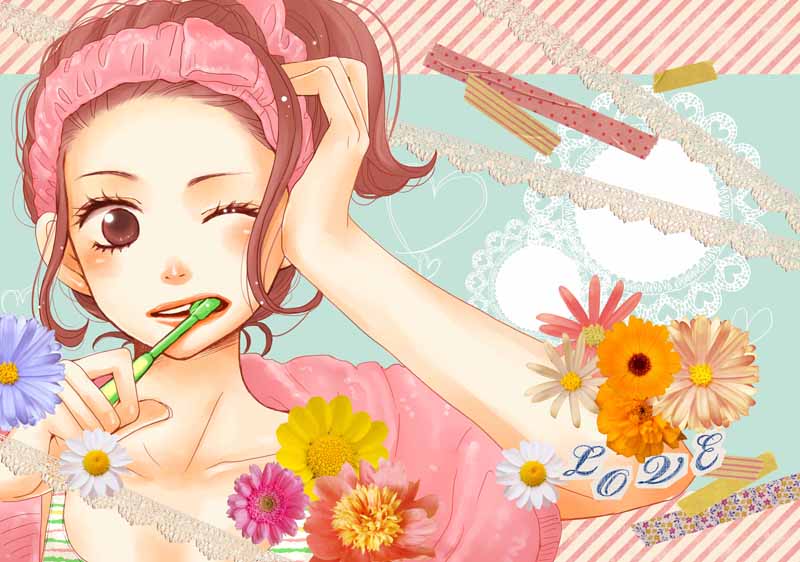 「ダメな私に恋してください」扉イラスト