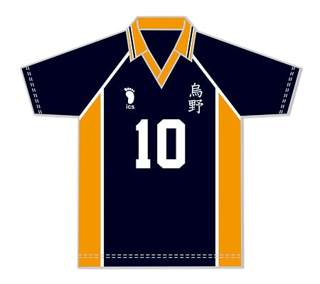 「ハイキュー!! 烏野高校ユニフォーム 日向翔陽」表（3800円） (C)古舘春一／集英社
