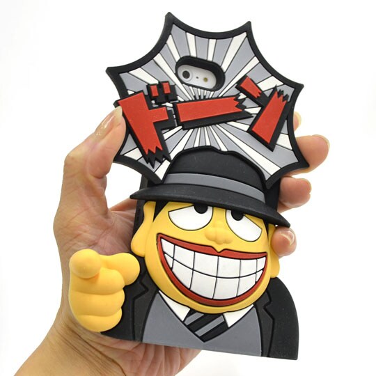 「カスタムカバーシリコンフィギュア iPhone5 笑ゥせぇるすまん」(C)藤子(A)・シンエイ・中央公論新社