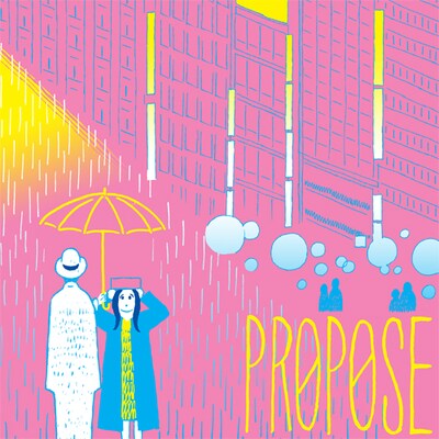 PR0P0SEのアナログレコード「S.T.」ジャケット