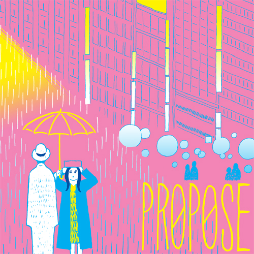 PR0P0SEのアナログレコード「S.T.」ジャケット