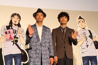 （左から）イエス、森山未來、星野源、ブッダ。