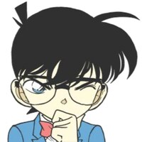 「名探偵コナン」スタンプのサンプル(C)青山剛昌/小学館