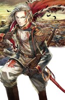 中島三千恒「軍靴のバルツァー」のQUOカードイメージ。