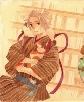 鷹野久「向ヒ兎堂日記」のQUOカードイメージ。