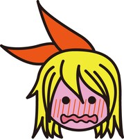 「ジャンプオールスターズfeat.殺せんせーシール」より、殺千棘（ニセコイ）。