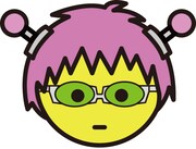 「ジャンプオールスターズfeat.殺せんせーシール」より、殺楠雄(斉木楠雄のΨ難)。
