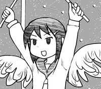 コミックとらのあなで配布される小冊子より、kashmirのイラストの一部。