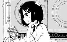 コミックとらのあなで配布される小冊子より、見富拓哉のイラストの一部。