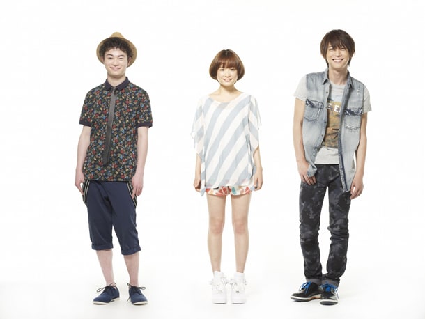 映画「カノジョは嘘を愛しすぎてる」で「MUSH&Co.」を演じる3人。左から森永悠希、大原櫻子、吉沢亮。