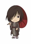 「ちびきゅんキャラ『夏目友人帳』~原作10周年記念フィギュア~」の的場。