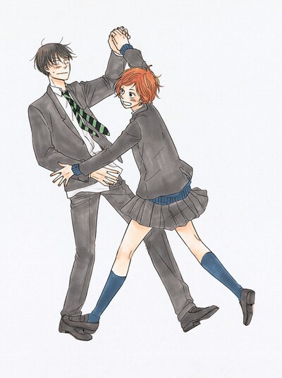 「BUTTER!!!」6巻の告知カット。