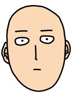 渋谷で配布されるONE描き下ろしの「サイタマなりきりお面」。