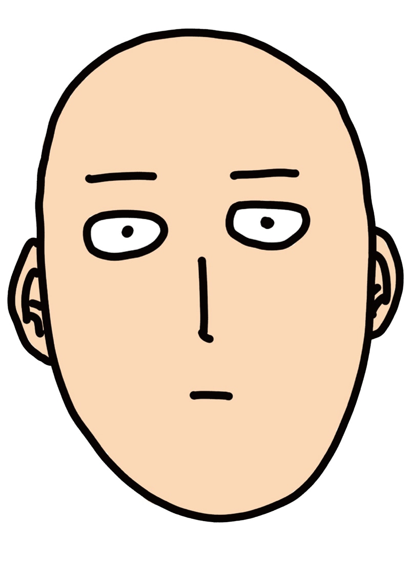 渋谷で配布されるONE描き下ろしの「サイタマなりきりお面」。