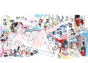 カラーイラスト集「SHOW TIME」より、「うる星やつら」のカラーイラスト。